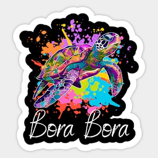 French Polynesia Bora Bora Sticker